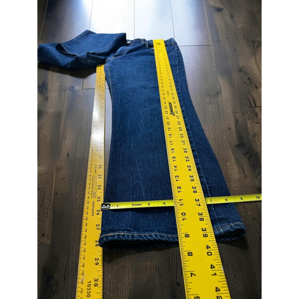 Levi's 514 Straight Jeans Mens 38x30 Blue Denim Premium Stretch Casual Classic - Picture 7 of 8